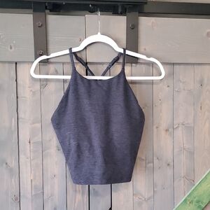 Women's Gray Halter Top